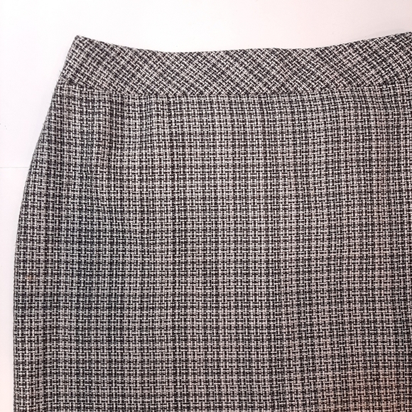 🍁TRES YOU Tweed Pencil Skirt Above Knee Length - Picture 3 of 11